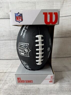 Wilson The Duke NFL Silver Series Mini Size Football - Brand New Unopened